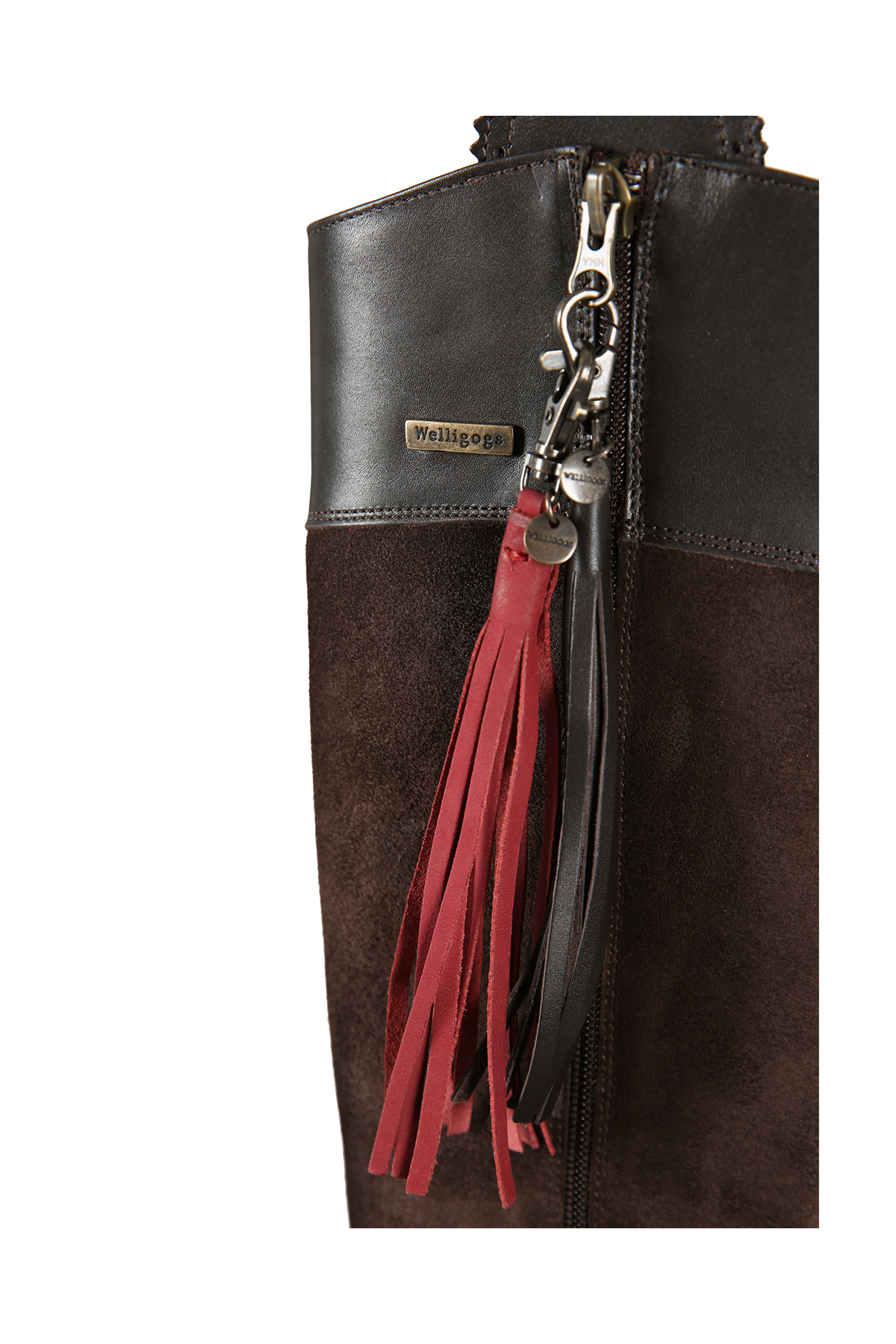 Welligogs Mayfair Leather Chocolate and Suede Waterproof Boots
