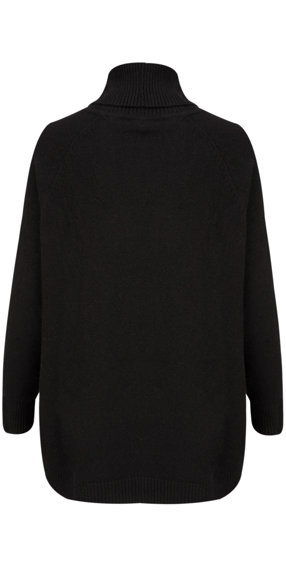 Amazing Woman Anna Roll Neck Jumper - Black
