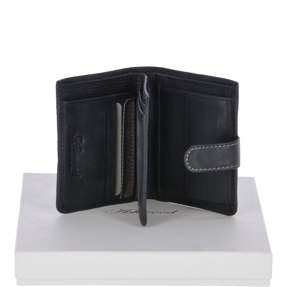 Ashwood Leather Stratford Black Bifold Wallet