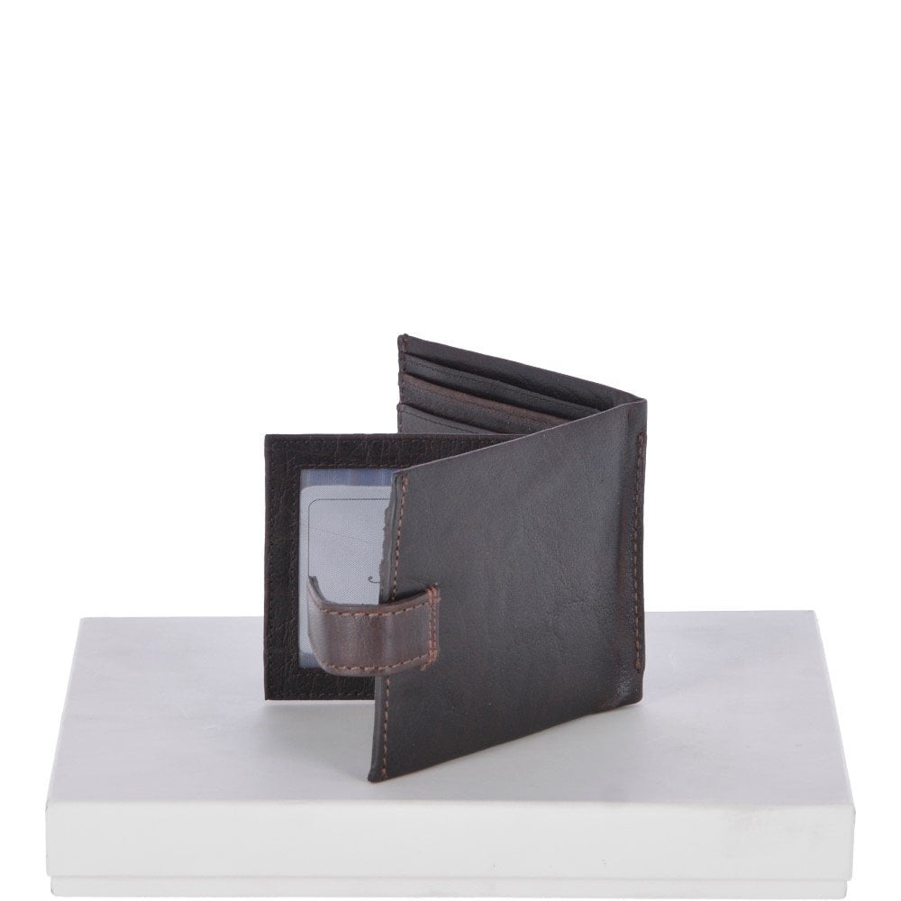 Ashwood Leather 1411-C Leather Wallet - Brown