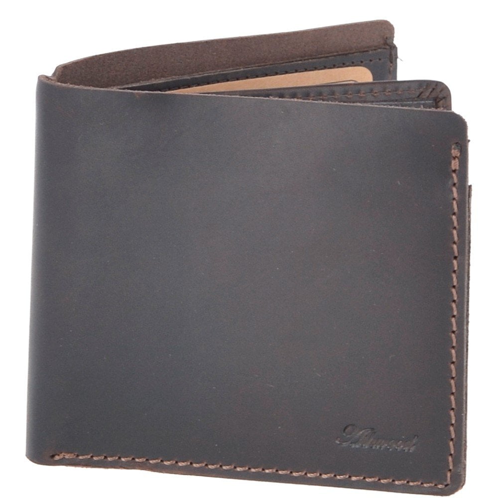 Ashwood Leather Kingsbury Brown 8 Card Bifold Wallet