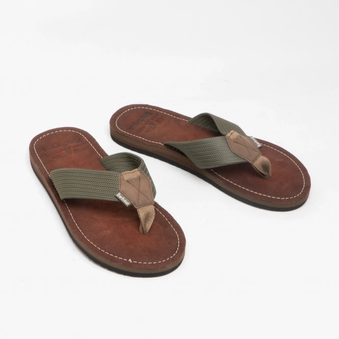 Barbour Toeman Sandals - Olive