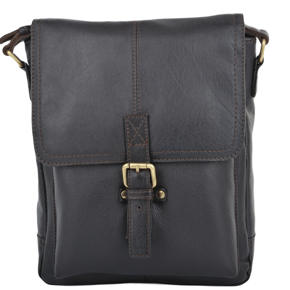 Ashwood Leather Westminster Benjamin A4 Messenger Bag - Brown