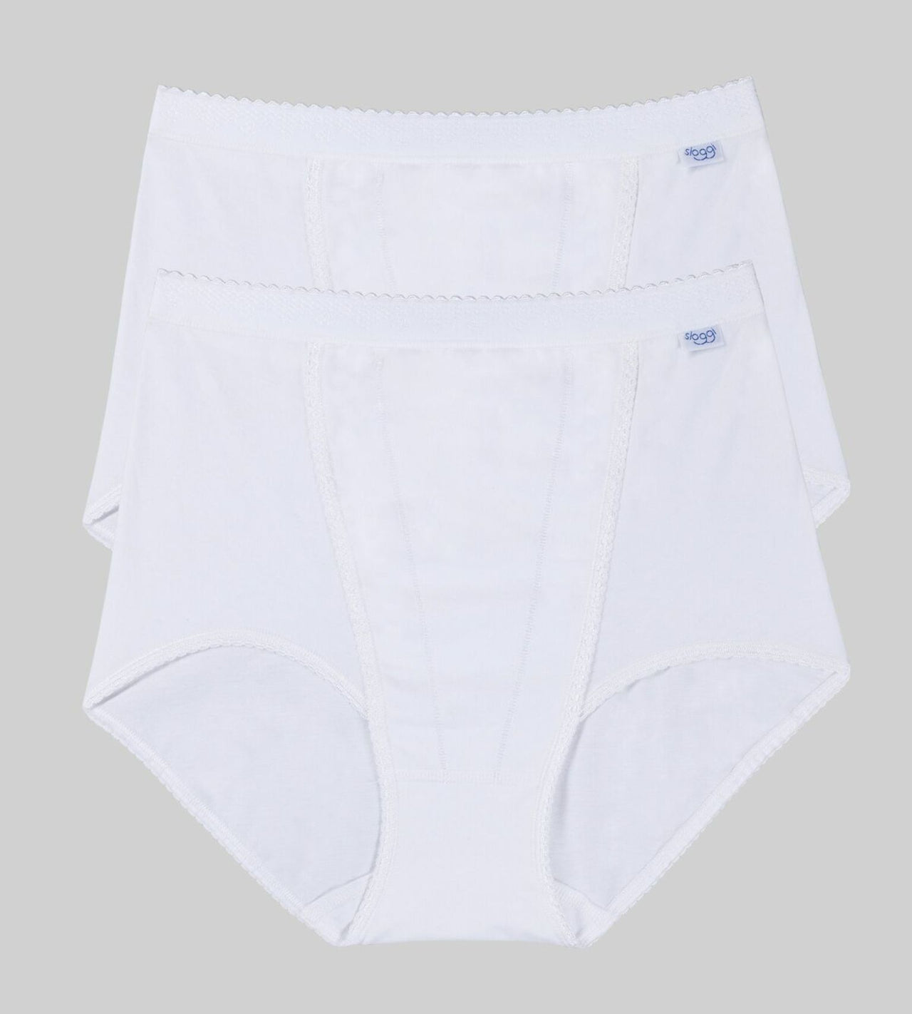 Sloggi Control White Maxi Briefs 2 Pack