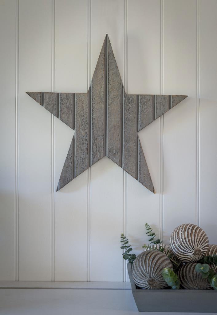 T&G Style Wall Grey Star