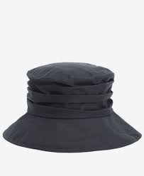 Barbour Wax Ladies Bucket Hat - Navy