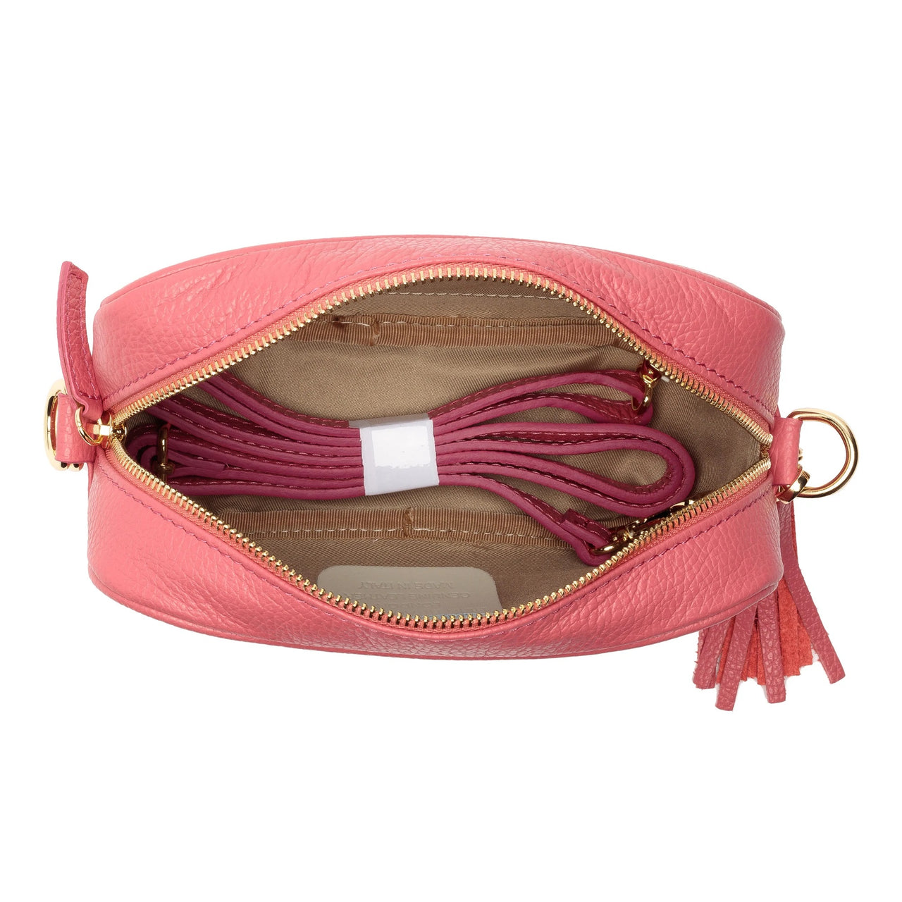 Elie Beaumont Crossbody Handbag - Strawberry