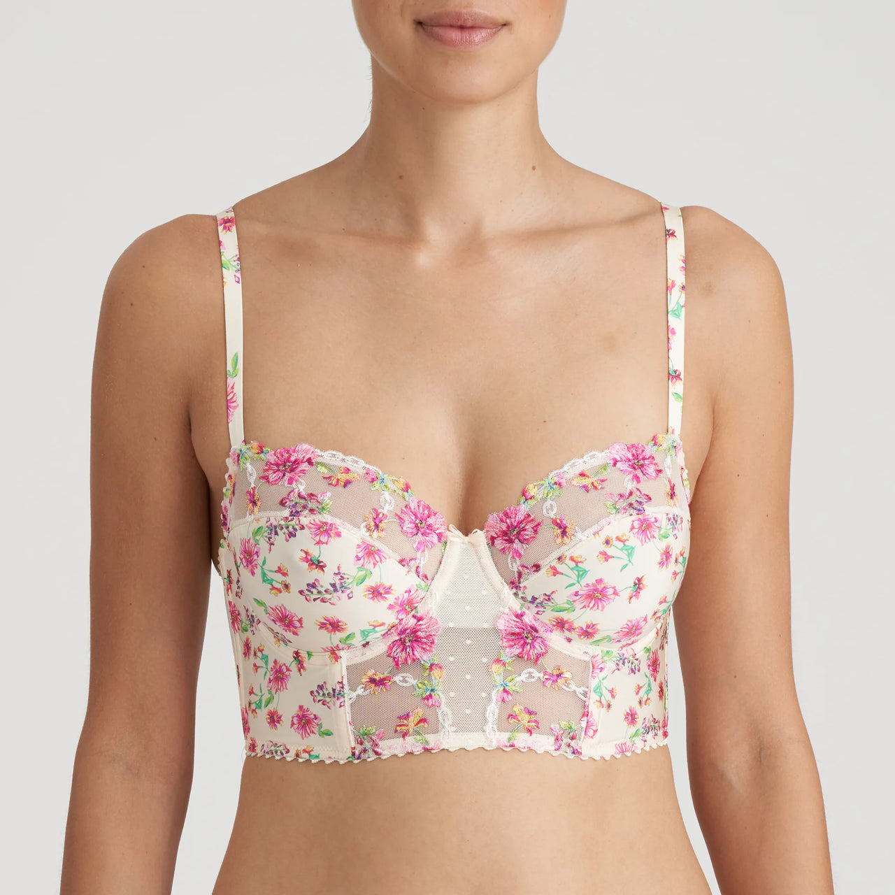 Marie Jo Chen Balcony Bra Horizontal Seam - Pearled Ivory