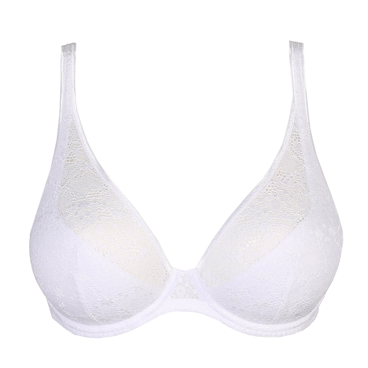 Primadonna Twist Triangle Epirus Bra - White