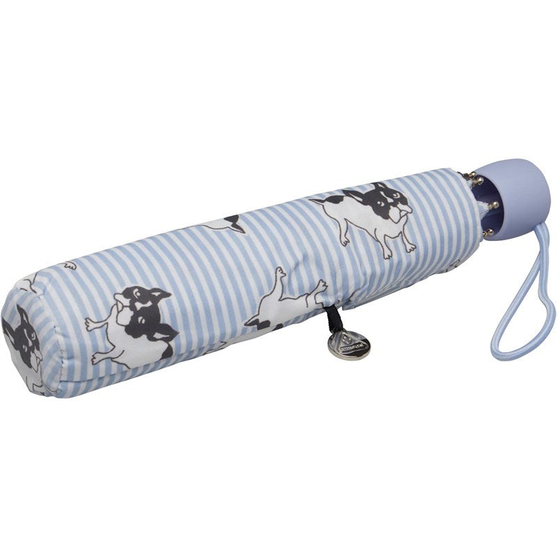 Fulton Superslim Frenchie Stripe Umbrella