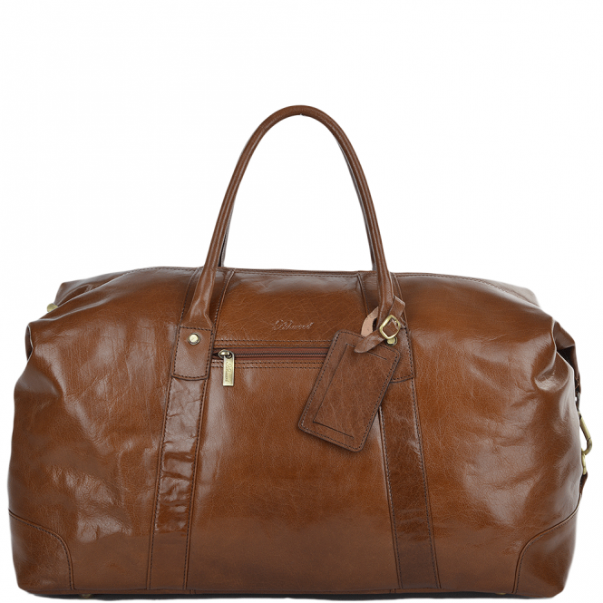Ashwood Leather Chelsea Chestnut Large Travel Holdall