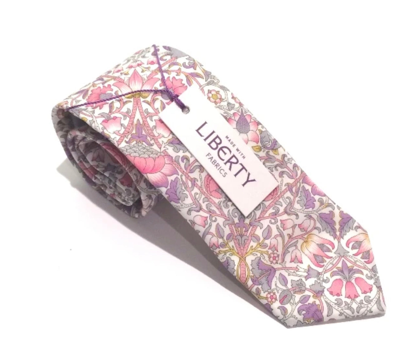 Van Buck Lodden Cotton Tie Made With Liberty Fabric