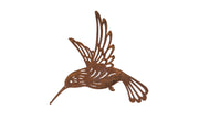 London Ornaments Rusty Hummingbird Wall Hanging Plaque Garden Decoration - Bodenhams
