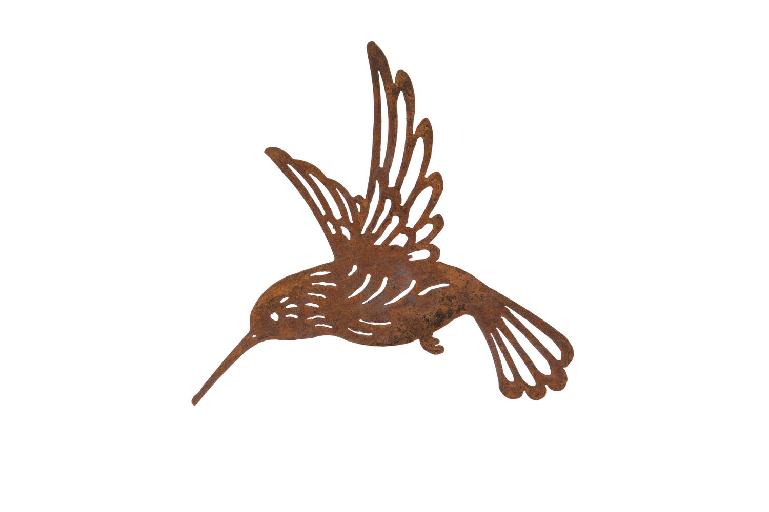 London Ornaments Rusty Hummingbird Wall Hanging Plaque Garden Decoration - Bodenhams