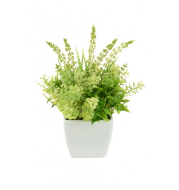Floralsilk Erica/Geranium Pot