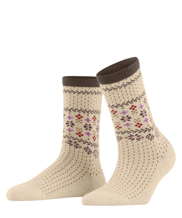 Falke Seasonal Collection Norway Love Socks - Sandstone