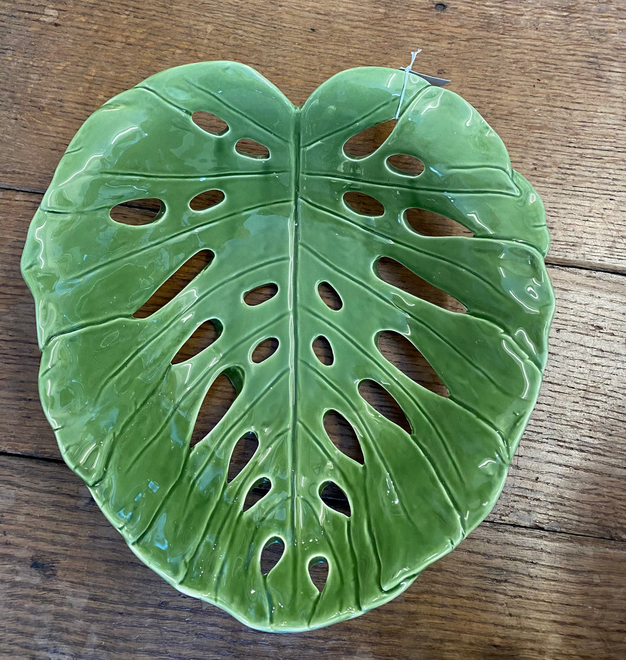 London Ornaments Green Leaf Bowl