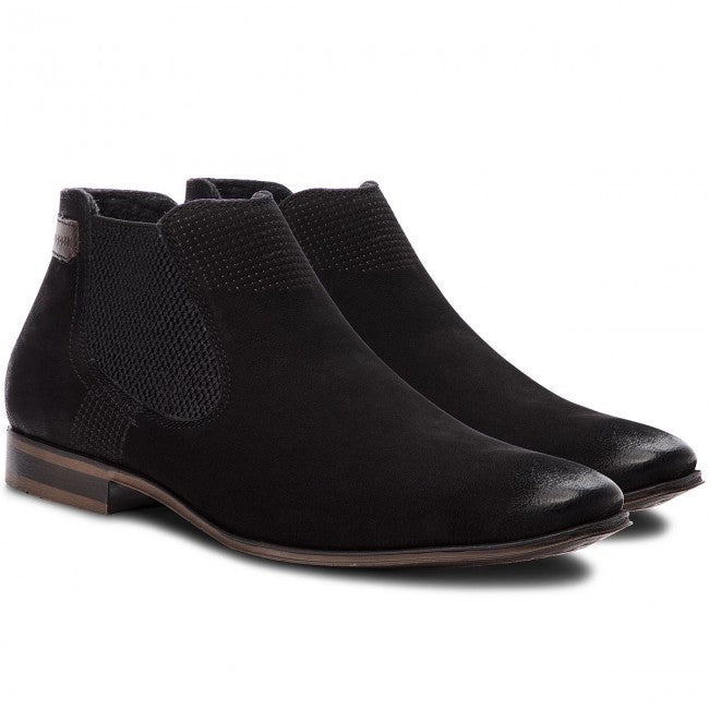 Bugatti Morino Black Leather Boots