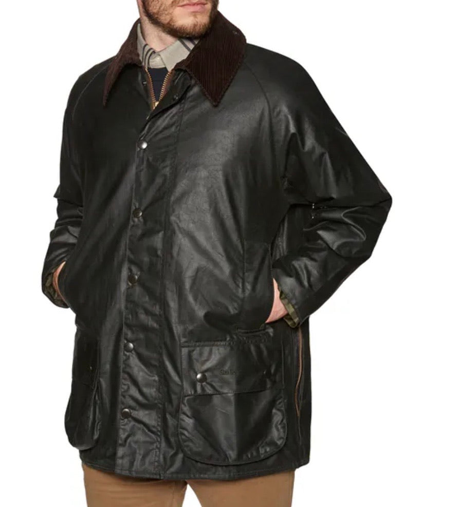 Barbour Beaufort Sage Wax Jacket