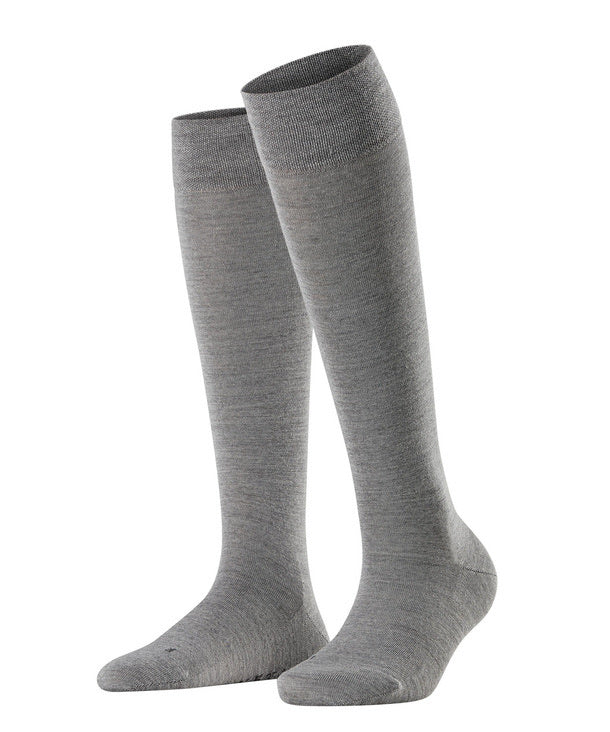 FALKE Sensitive Berlin Knee-High Women Socks- Grey