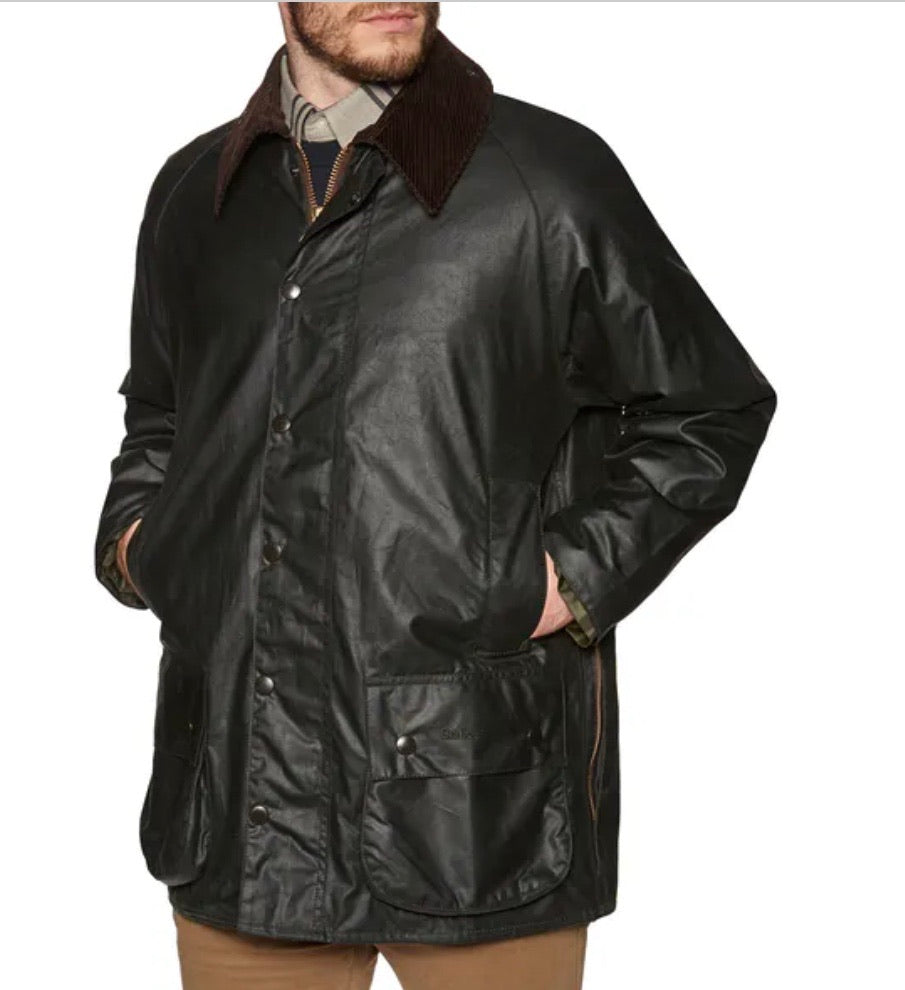 Barbour Beaufort Sage Wax Jacket