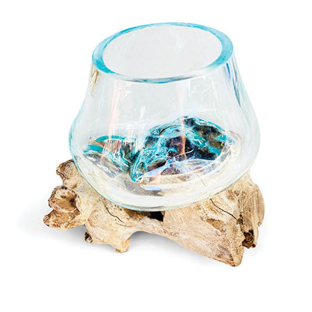 Makasi Root With Glass Bowl Tiny