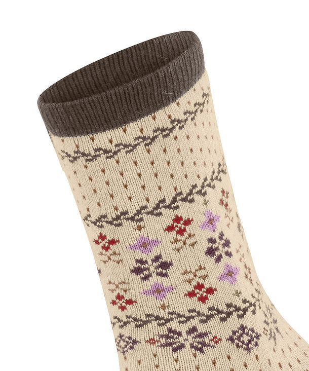Falke Seasonal Collection Norway Love Socks - Sandstone