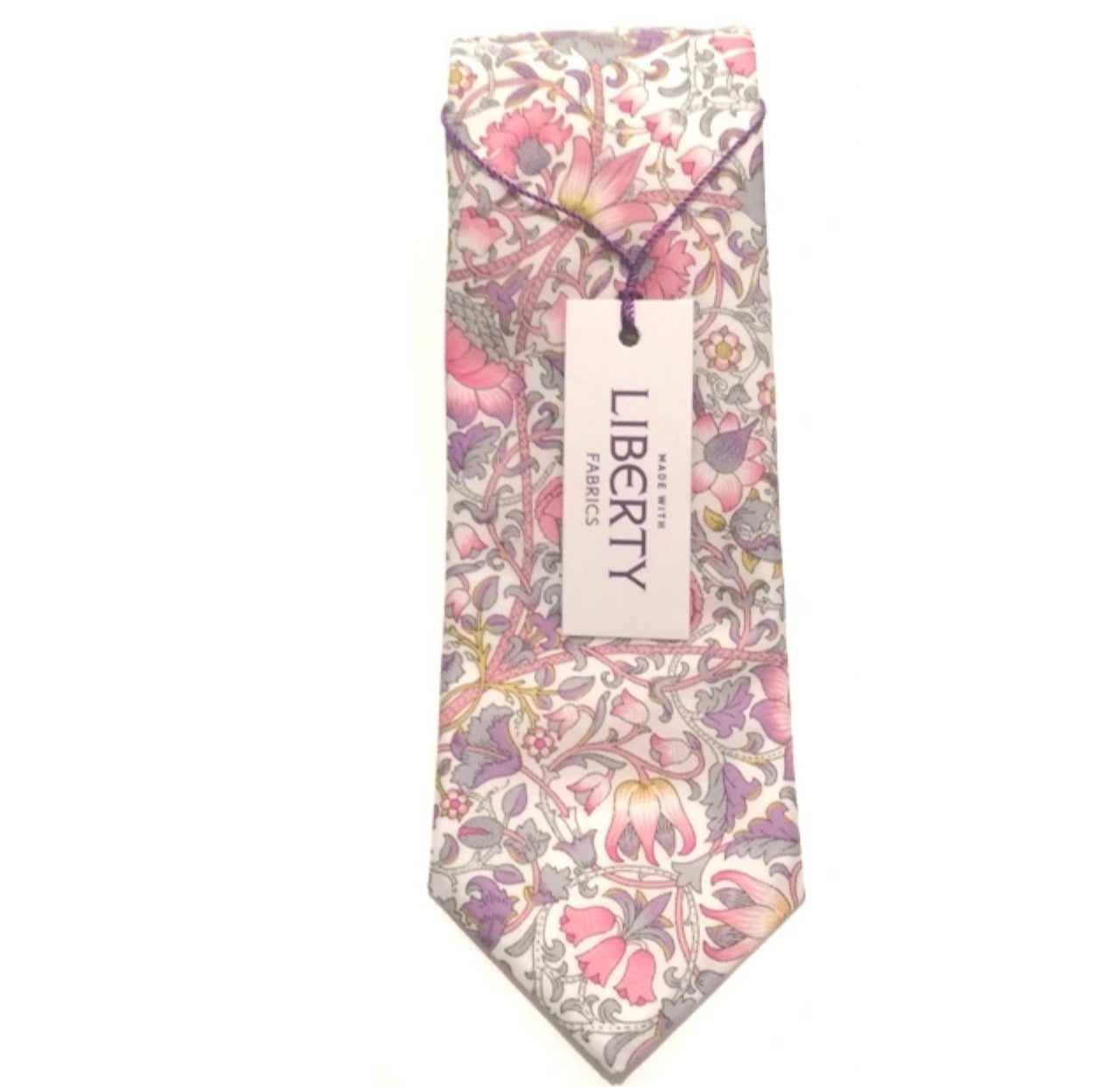 Van Buck Lodden Cotton Tie Made With Liberty Fabric