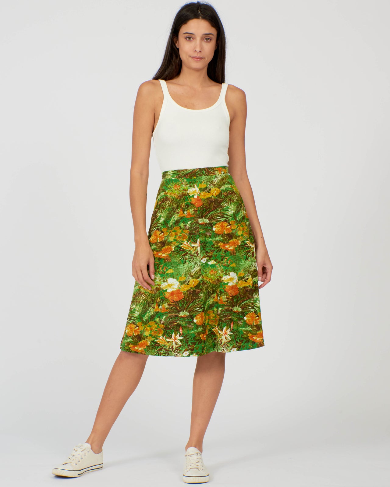 Pretty Vacant Holly Skirt - Rainforest