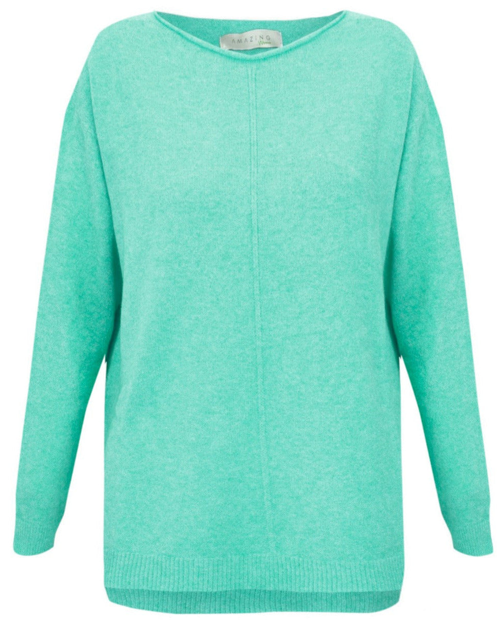 Amazing Woman Maggie Summer Turquoise Jumper