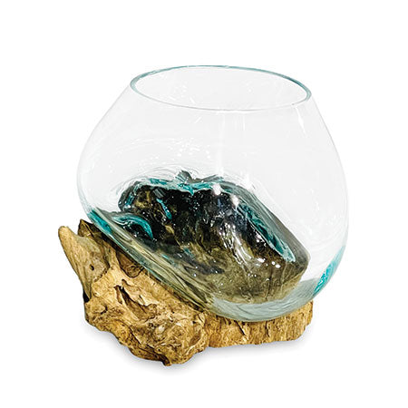 Makasi Root With Glass Bowl Small - MB3