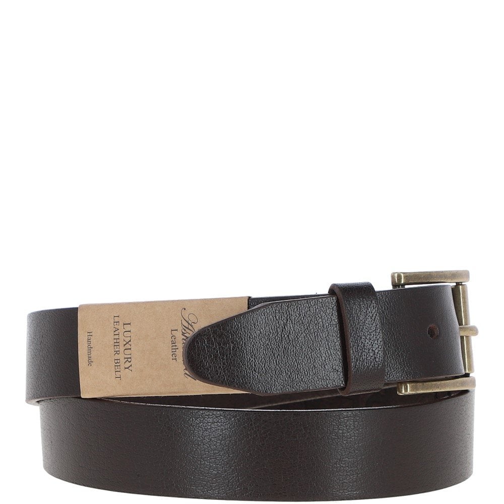 Ashwood Leather Men's Brown '109' Leather Belt