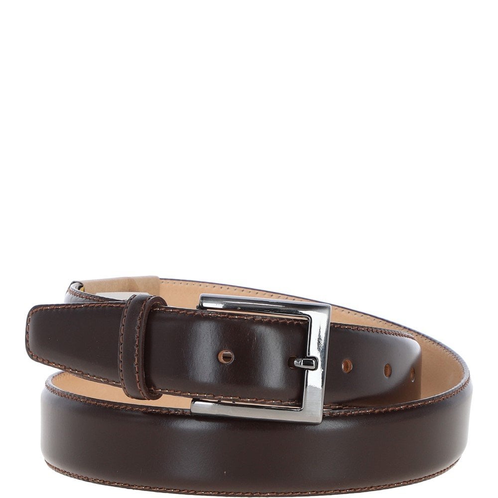 Ashwood Leather Men's Brown '102' Leather Belt