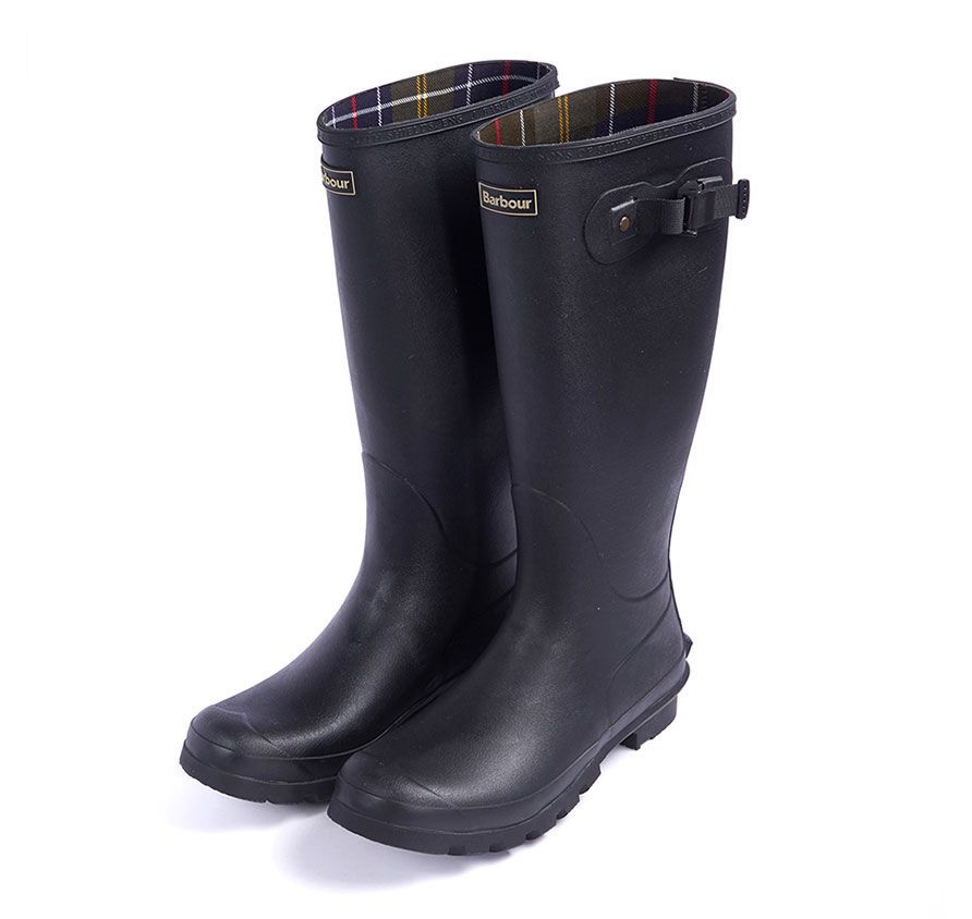 Barbour Men s Black Bede Wellington Boots