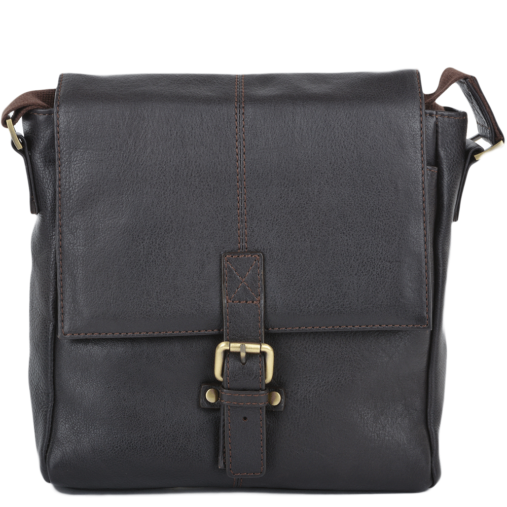 Ashwood Leather Doug Cross Body Bag - Tornado Brown