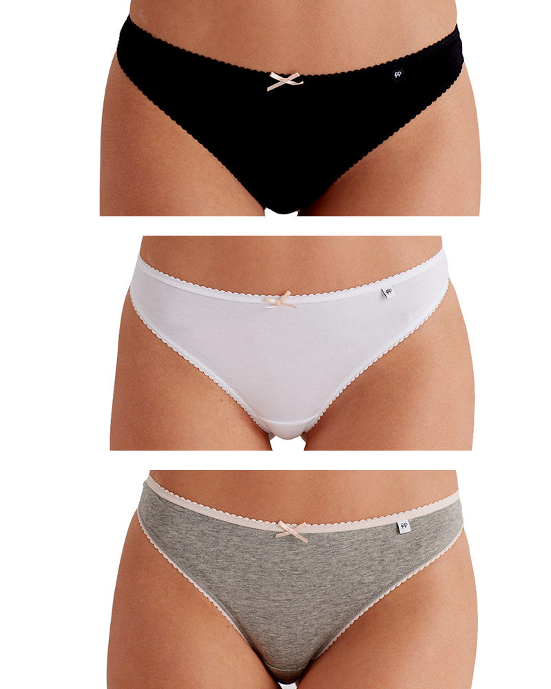 Pretty Polly Alice Pack of 3 Thong