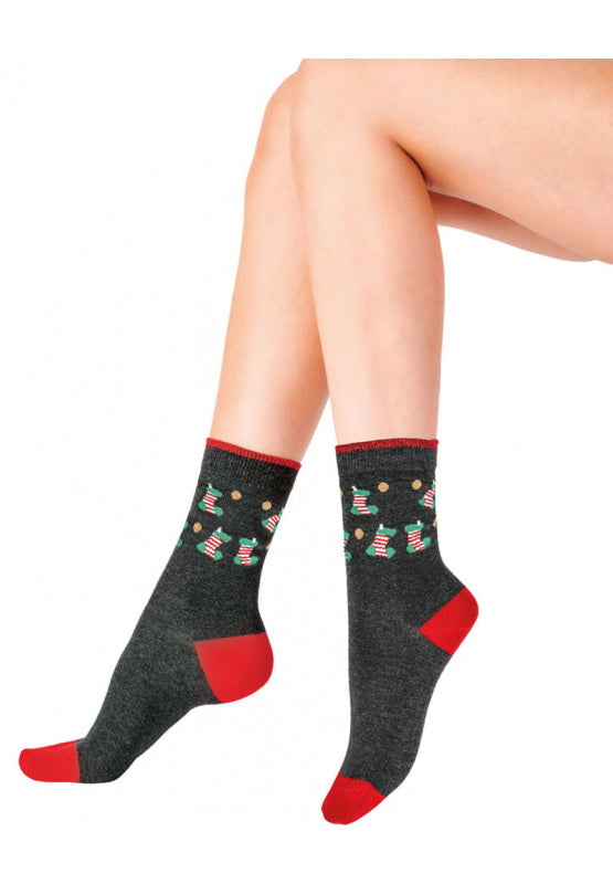 Pretty Polly Christmas Stocking Socks