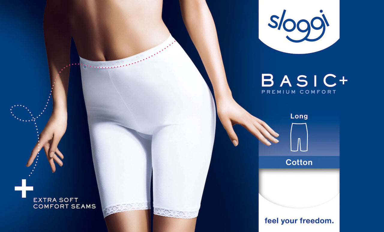Sloggi Basic White Long Briefs