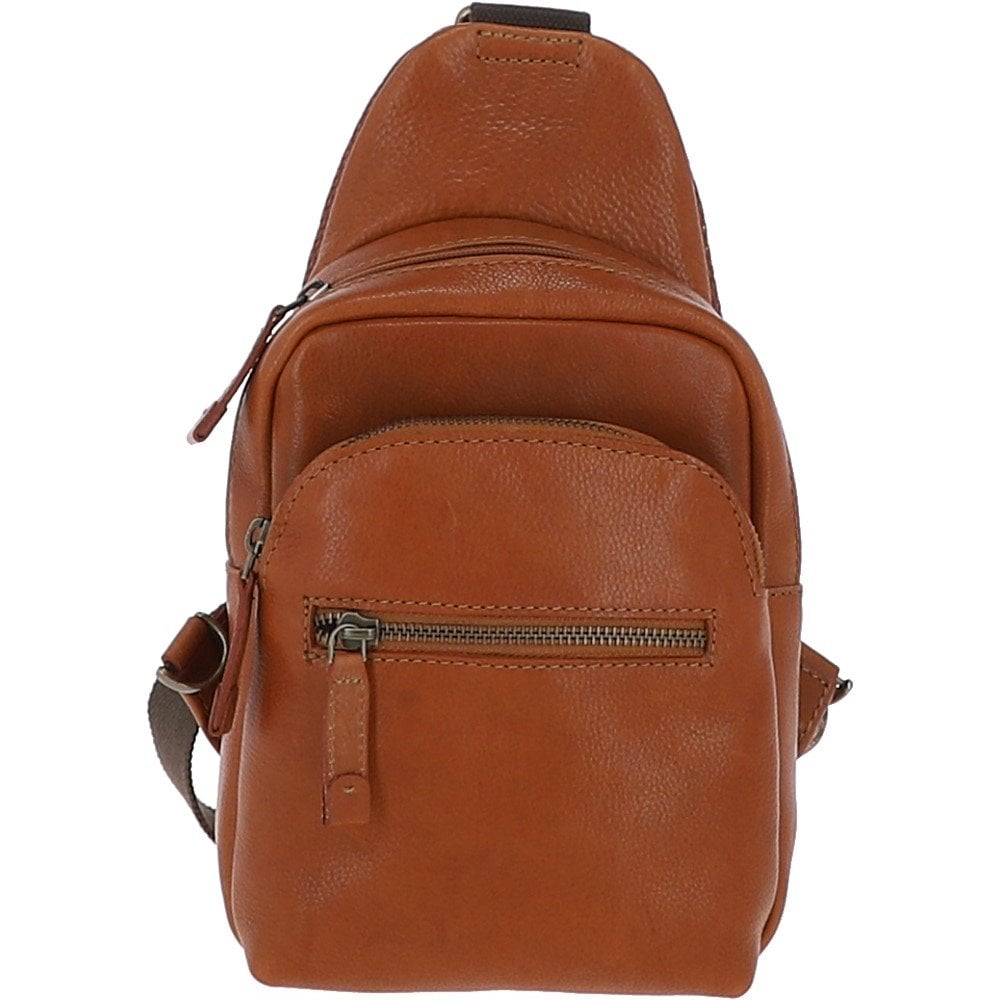 Ashwood 8147 Sling Bag in Temponado Tan