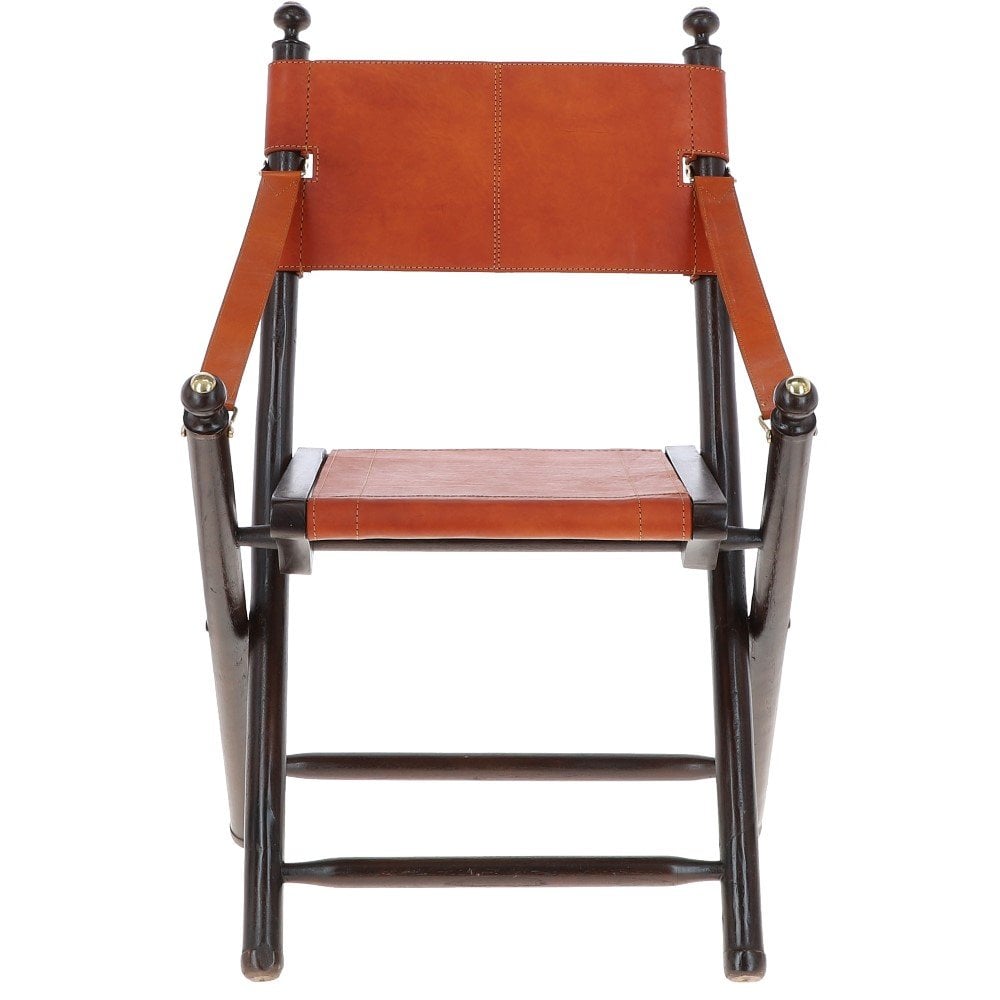 Vintage Folding Tan Chair
